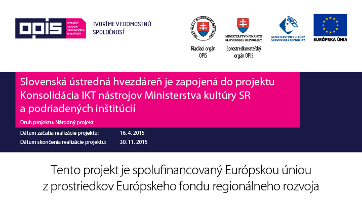 Obrázok Projekt Konsolidácia IKT nástrojov Ministerstva kultúry SR a podriadených inštitúcií